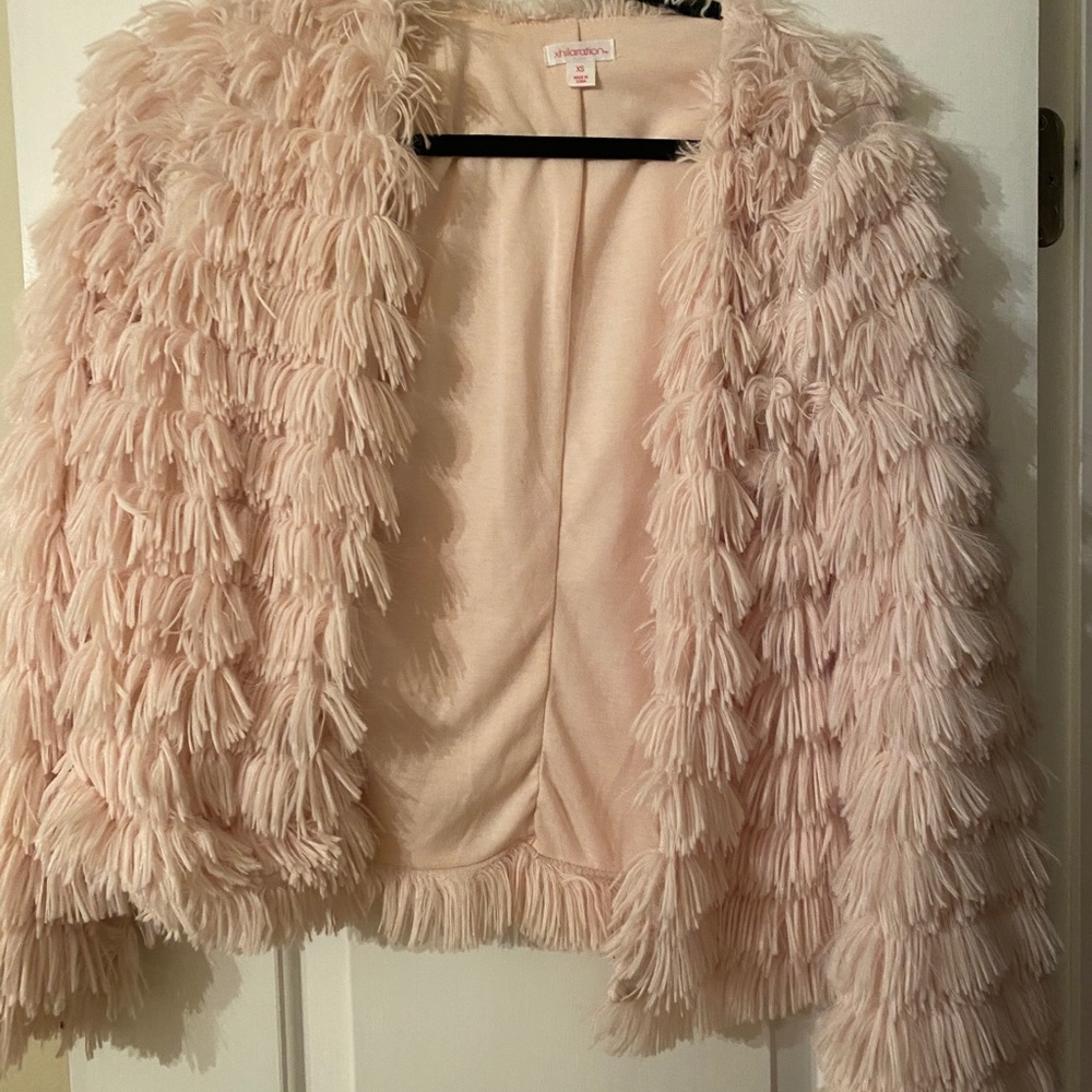 Furry open jacket / cardigan